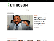 Tablet Screenshot of ethiosun.com